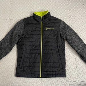 Kids FreeCountry Light weight puffer/knit jacket Size S (7/8)